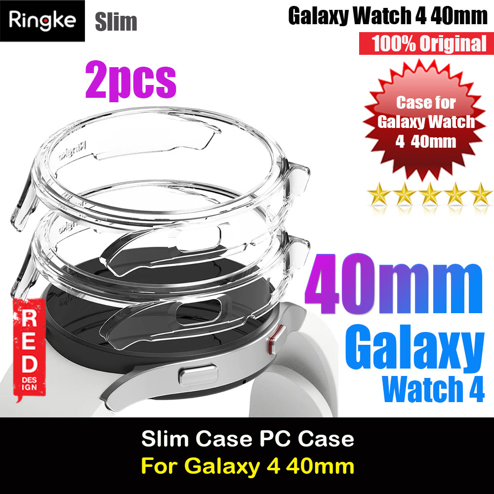 Picture of Ringke Slim Case Durable PC Protection Case for Samsung Galaxy Watch 4 Series 40mm (Clear 2pcs) Samsung Galaxy Watch 4 40mm- Samsung Galaxy Watch 4 40mm Cases, Samsung Galaxy Watch 4 40mm Covers, iPad Cases and a wide selection of Samsung Galaxy Watch 4 40mm Accessories in Malaysia, Sabah, Sarawak and Singapore 