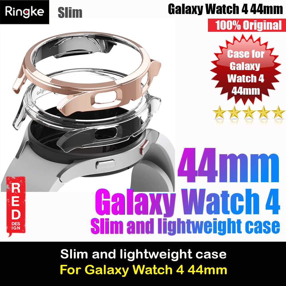 Picture of Ringke Slim and lightweight Durable Case for Galaxy Watch 4 44mm Case (Clear and Chrome Rose Gold) Samsung Galaxy Watch 4 44mm- Samsung Galaxy Watch 4 44mm Cases, Samsung Galaxy Watch 4 44mm Covers, iPad Cases and a wide selection of Samsung Galaxy Watch 4 44mm Accessories in Malaysia, Sabah, Sarawak and Singapore 