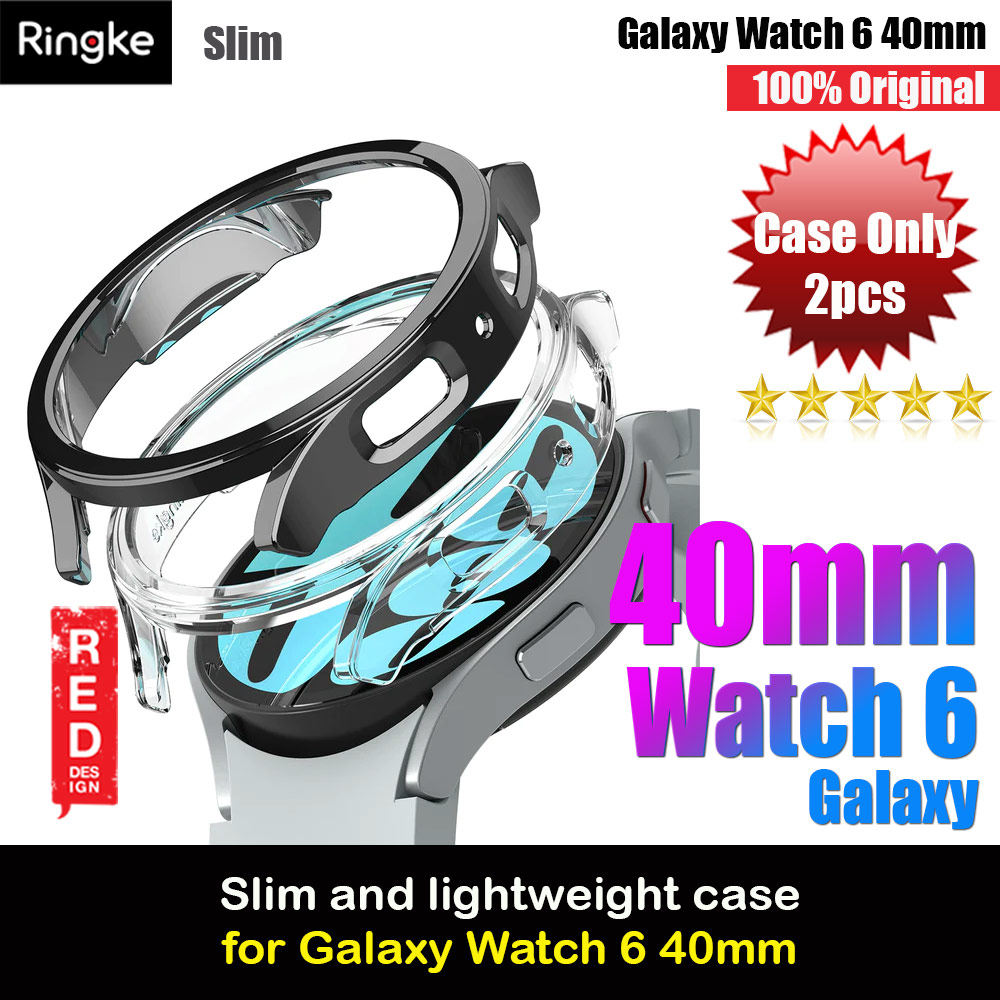 Picture of Ringke Slim Case Durable Protection PC Case for Samsung Galaxy Watch 6 Series 40mm (Clear and Dark Chrome) Samsung Galaxy Watch 6 40mm- Samsung Galaxy Watch 6 40mm Cases, Samsung Galaxy Watch 6 40mm Covers, iPad Cases and a wide selection of Samsung Galaxy Watch 6 40mm Accessories in Malaysia, Sabah, Sarawak and Singapore 