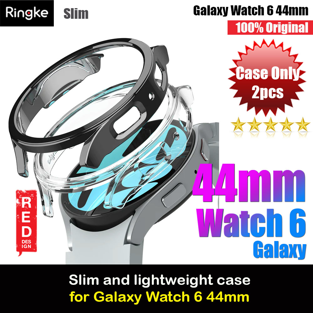 Picture of Ringke Slim Case Durable Protection PC Case for Samsung Galaxy Watch 6 Series 44mm (Clear and Dark Chrome) Samsung Galaxy Watch 6 44mm- Samsung Galaxy Watch 6 44mm Cases, Samsung Galaxy Watch 6 44mm Covers, iPad Cases and a wide selection of Samsung Galaxy Watch 6 44mm Accessories in Malaysia, Sabah, Sarawak and Singapore 