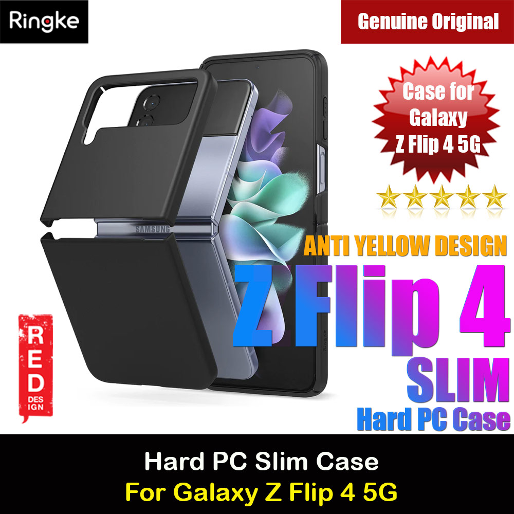 Picture of Ringke Slim Protection Anti Yellow Clear PC Hard Case for Samsung Galaxy Z Flip 4 (Black) Samsung Galaxy Z Flip 4- Samsung Galaxy Z Flip 4 Cases, Samsung Galaxy Z Flip 4 Covers, iPad Cases and a wide selection of Samsung Galaxy Z Flip 4 Accessories in Malaysia, Sabah, Sarawak and Singapore 