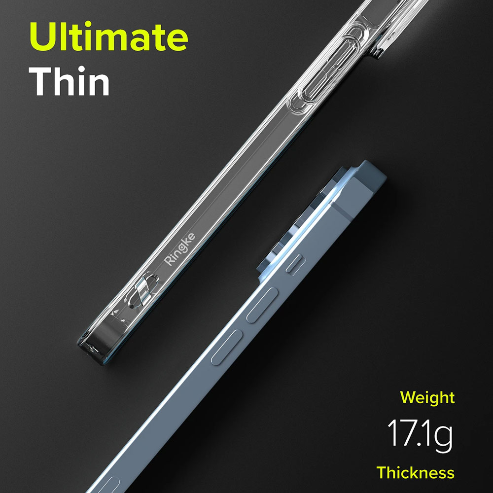 Picture of Apple iPhone 13 6.1 Case | Ringke Slim Protection Anti Yellowing Crystal Clear Case for Apple iPhone 13 6.1 (Clear)