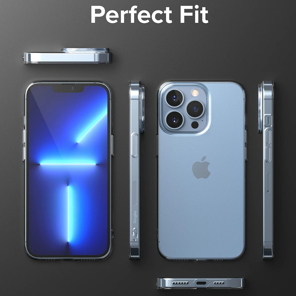 Picture of Apple iPhone 13 6.1 Case | Ringke Slim Protection Anti Yellowing Crystal Clear Case for Apple iPhone 13 6.1 (Clear)