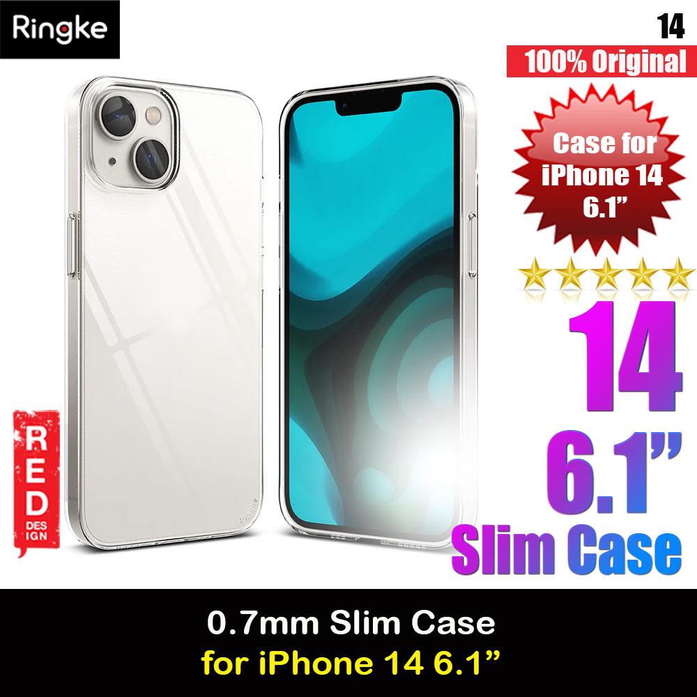 Picture of Ringke Slim Protection Anti Yellowing Crystal Clear Case for Apple iPhone 14 6.1 (Clear) Apple iPhone 14 6.1- Apple iPhone 14 6.1 Cases, Apple iPhone 14 6.1 Covers, iPad Cases and a wide selection of Apple iPhone 14 6.1 Accessories in Malaysia, Sabah, Sarawak and Singapore 