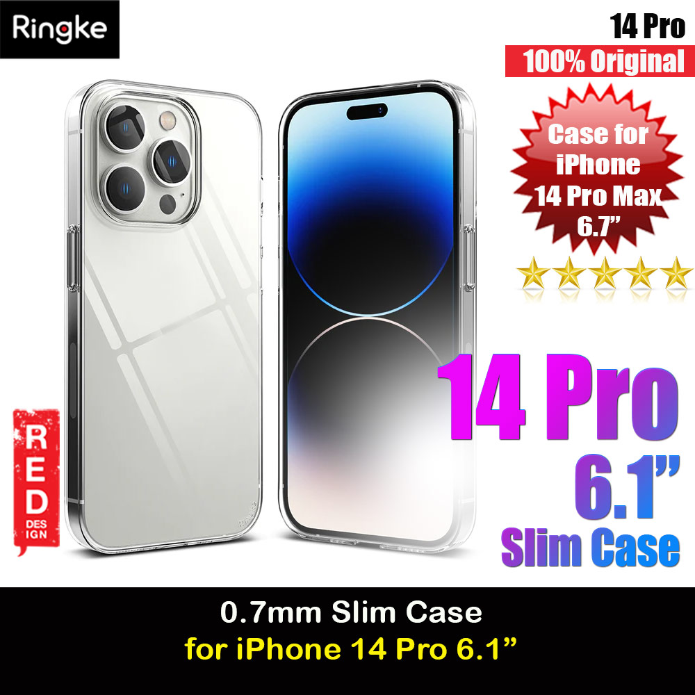 Picture of Ringke Slim Protection Anti Yellowing Crystal Clear Case for Apple iPhone 14 Pro 6.1 (Clear) Apple iPhone 14 Pro 6.1- Apple iPhone 14 Pro 6.1 Cases, Apple iPhone 14 Pro 6.1 Covers, iPad Cases and a wide selection of Apple iPhone 14 Pro 6.1 Accessories in Malaysia, Sabah, Sarawak and Singapore 