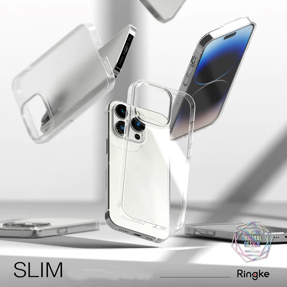 Picture of Apple iPhone 14 Pro 6.1 Case | Ringke Slim Protection Anti Yellowing Crystal Clear Case for Apple iPhone 14 Pro 6.1 (Matte)