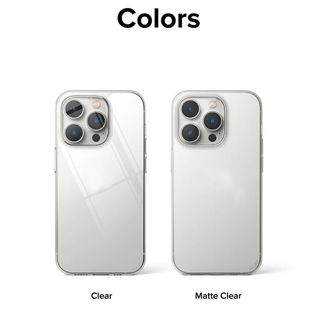 Picture of Apple iPhone 14 Pro 6.1 Case | Ringke Slim Protection Anti Yellowing Crystal Clear Case for Apple iPhone 14 Pro 6.1 (Clear)