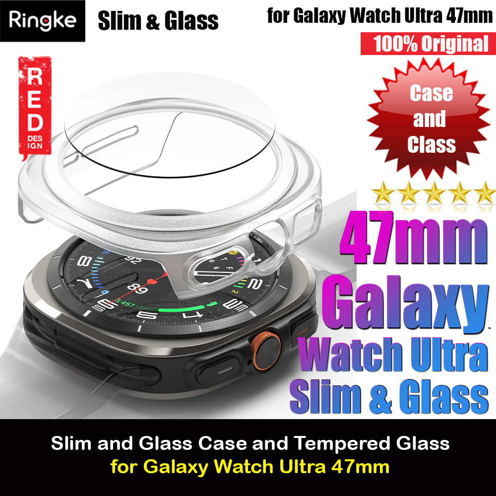 Picture of Ringke Slim Case and Tempered Glass Screen Protector for Samsung Galaxy Watch Ultra 47mm (Alpine) Samsung Galaxy Watch Ultra 47mm- Samsung Galaxy Watch Ultra 47mm Cases, Samsung Galaxy Watch Ultra 47mm Covers, iPad Cases and a wide selection of Samsung Galaxy Watch Ultra 47mm Accessories in Malaysia, Sabah, Sarawak and Singapore 