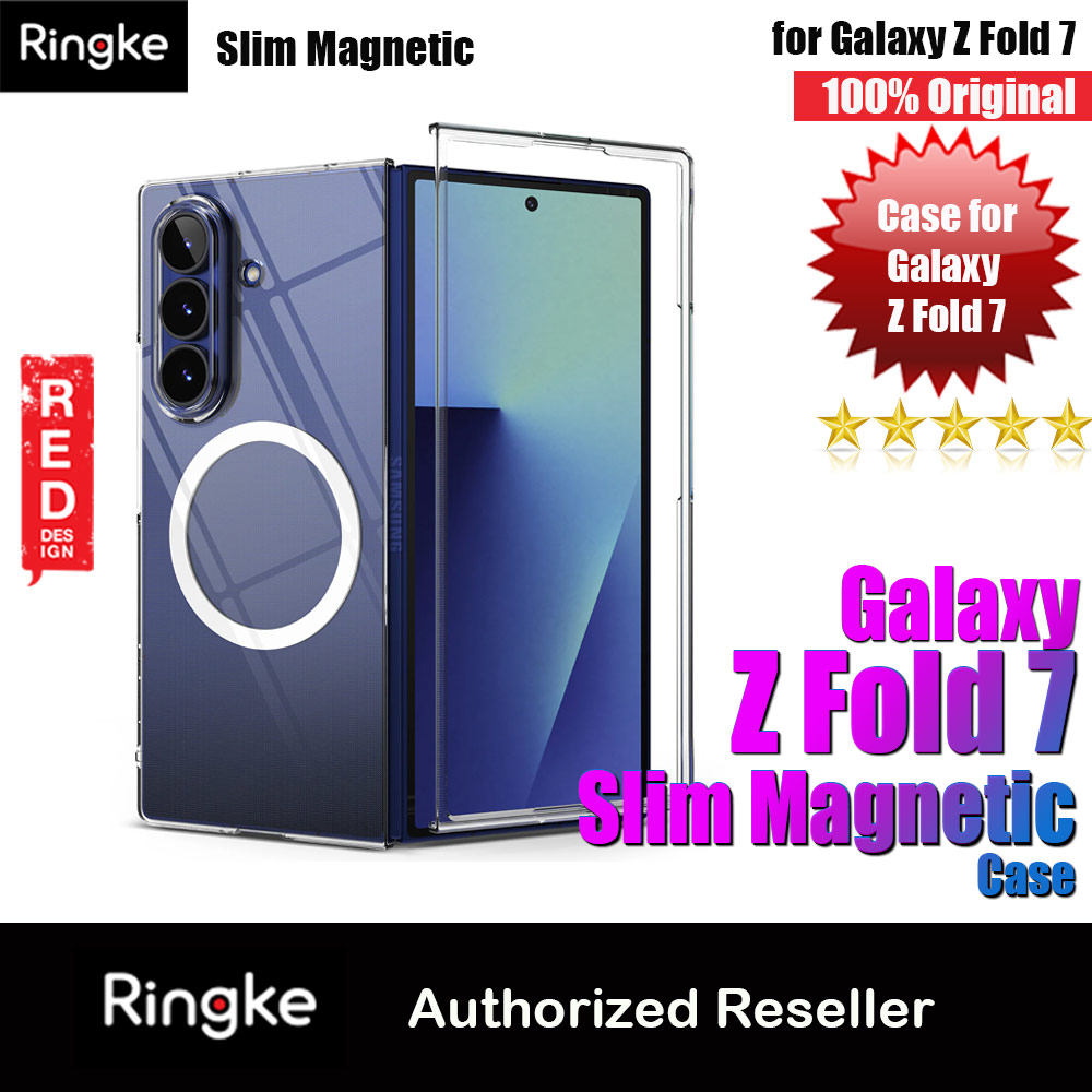 Picture of Ringke Slim Magnetic Case for Samsung Galaxy Z Fold 7 (Clear) Samsung Galaxy Z Fold 7- Samsung Galaxy Z Fold 7 Cases, Samsung Galaxy Z Fold 7 Covers, iPad Cases and a wide selection of Samsung Galaxy Z Fold 7 Accessories in Malaysia, Sabah, Sarawak and Singapore 