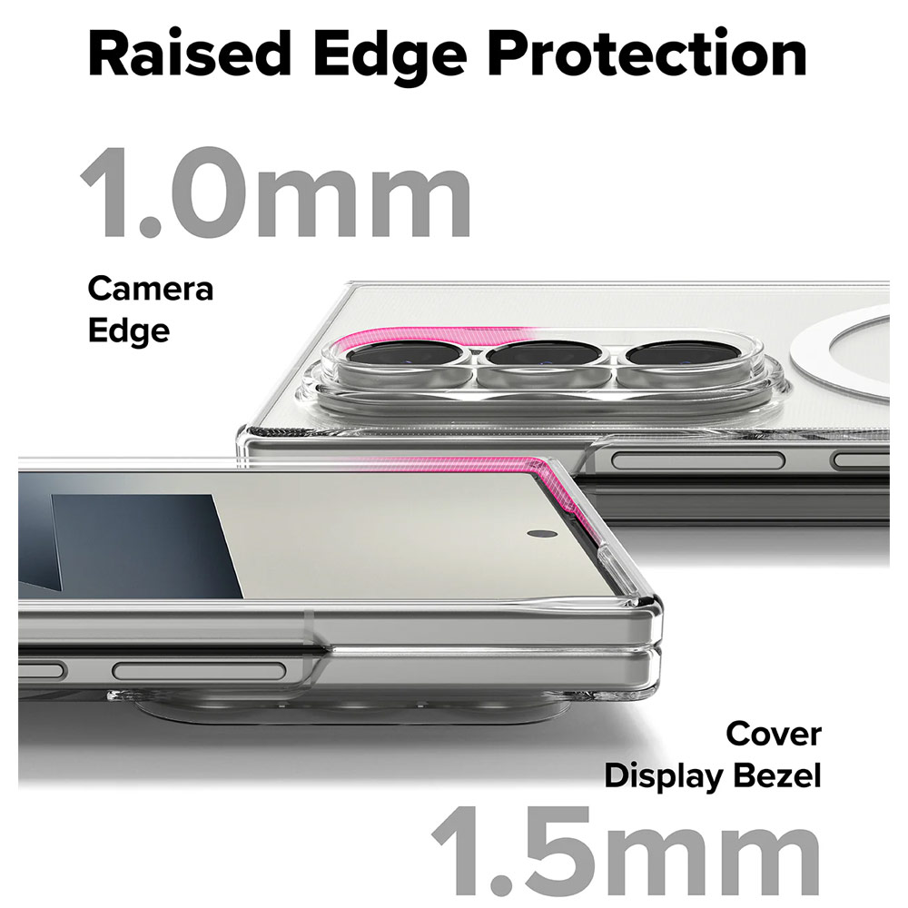 Picture of Samsung Galaxy Z Fold 7 Case | Ringke Slim Magnetic Case for Samsung Galaxy Z Fold 7 (Clear)