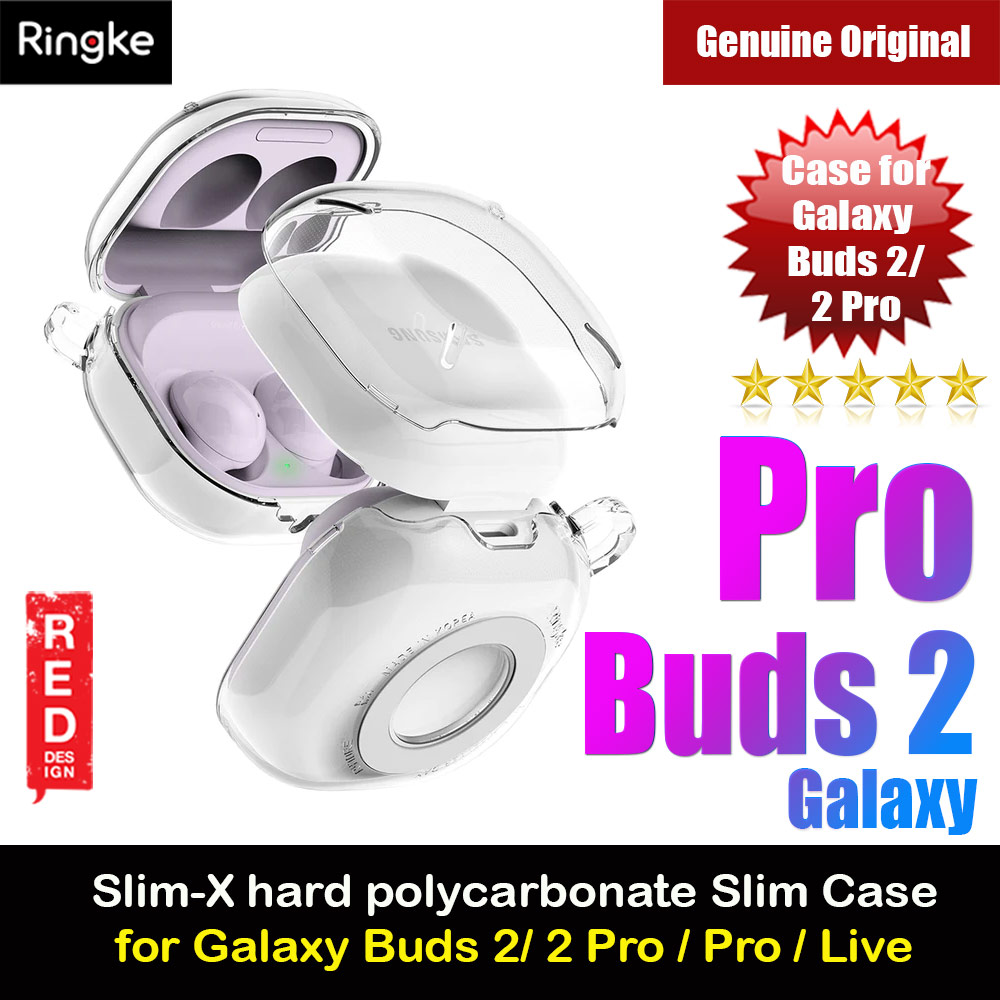 Picture of Ringke Slim X Hard Case for Galaxy Buds 2 Pro Buds 2 Pro Live Case (Clear) Samsung Galaxy Buds 2 Pro | Buds 2 | Buds Pro | Buds Live- Samsung Galaxy Buds 2 Pro | Buds 2 | Buds Pro | Buds Live Cases, Samsung Galaxy Buds 2 Pro | Buds 2 | Buds Pro | Buds Live Covers, iPad Cases and a wide selection of Samsung Galaxy Buds 2 Pro | Buds 2 | Buds Pro | Buds Live Accessories in Malaysia, Sabah, Sarawak and Singapore 