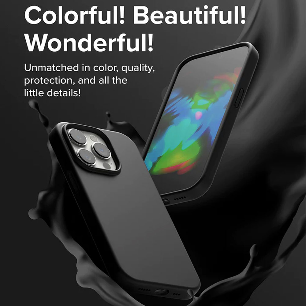 Picture of Apple iPhone 14 Pro 6.1 Case | Ringke Soft Liquid Silicone Protection Case for iPhone 14 Pro 6.1 (Lavender)