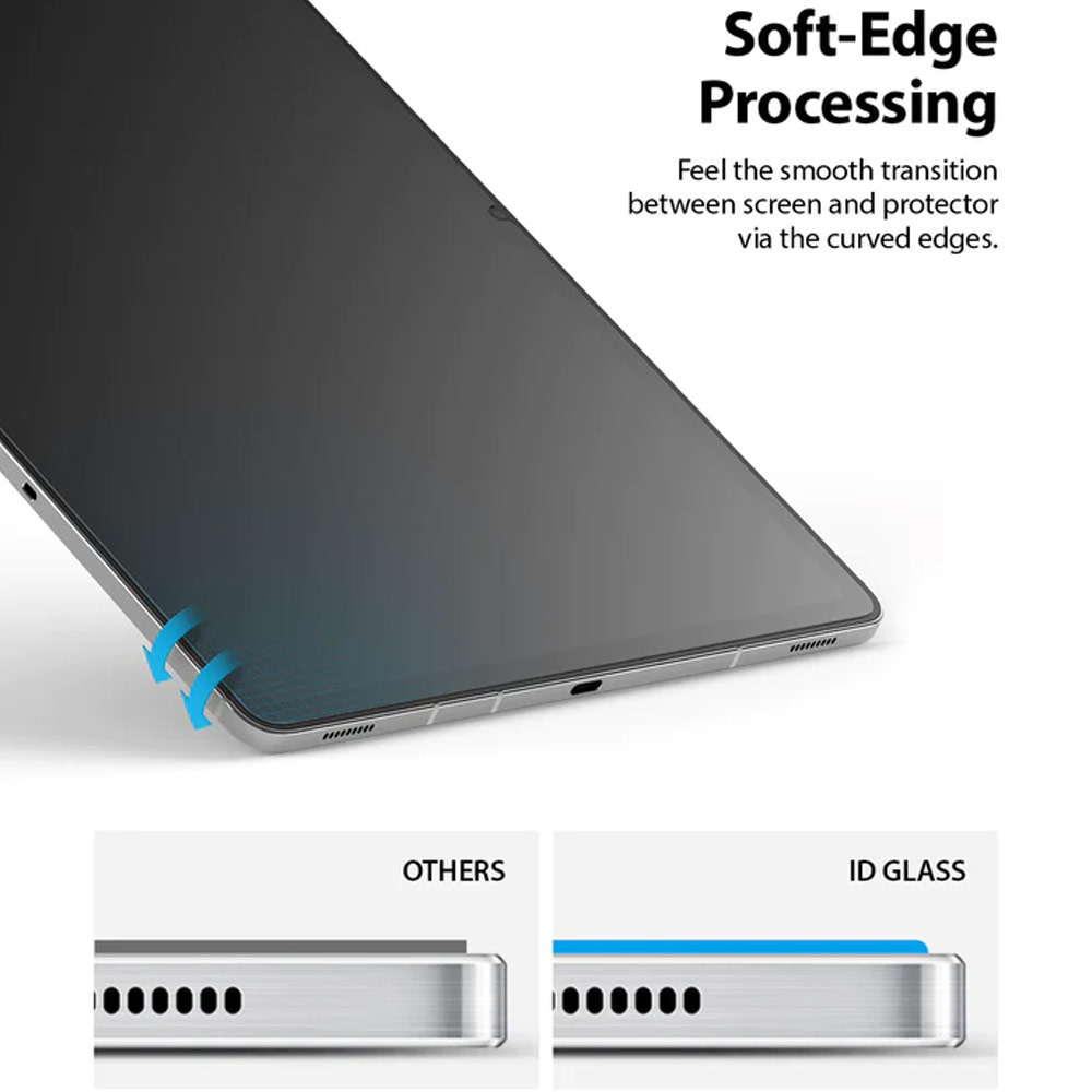 Picture of Samsung Galaxy Tab S7 Screen Protector | Ringke Invisible Defender Glass Tempered Glass Screen Protector for Galaxy Tab S7 FE S9 S8 S7 (Clear)