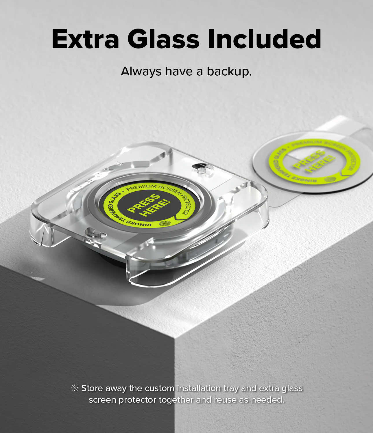 Picture of Samsung Galaxy Watch 8 40mm | Ringke Tempered Glass Pro for Samsung Galaxy Watch 8 40mm (2pcs)