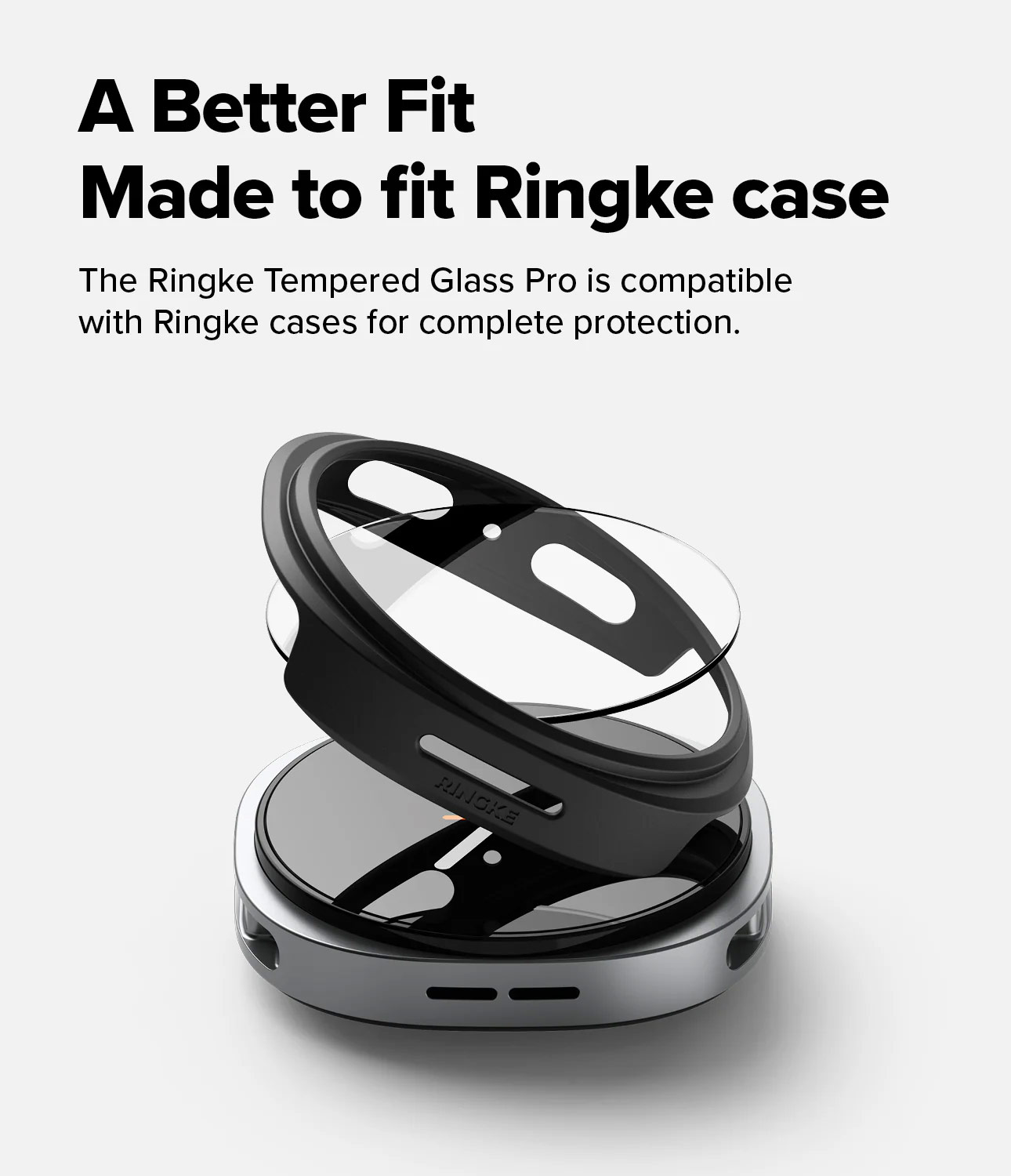 Picture of Samsung Galaxy Watch 8 40mm | Ringke Tempered Glass Pro for Samsung Galaxy Watch 8 40mm (2pcs)