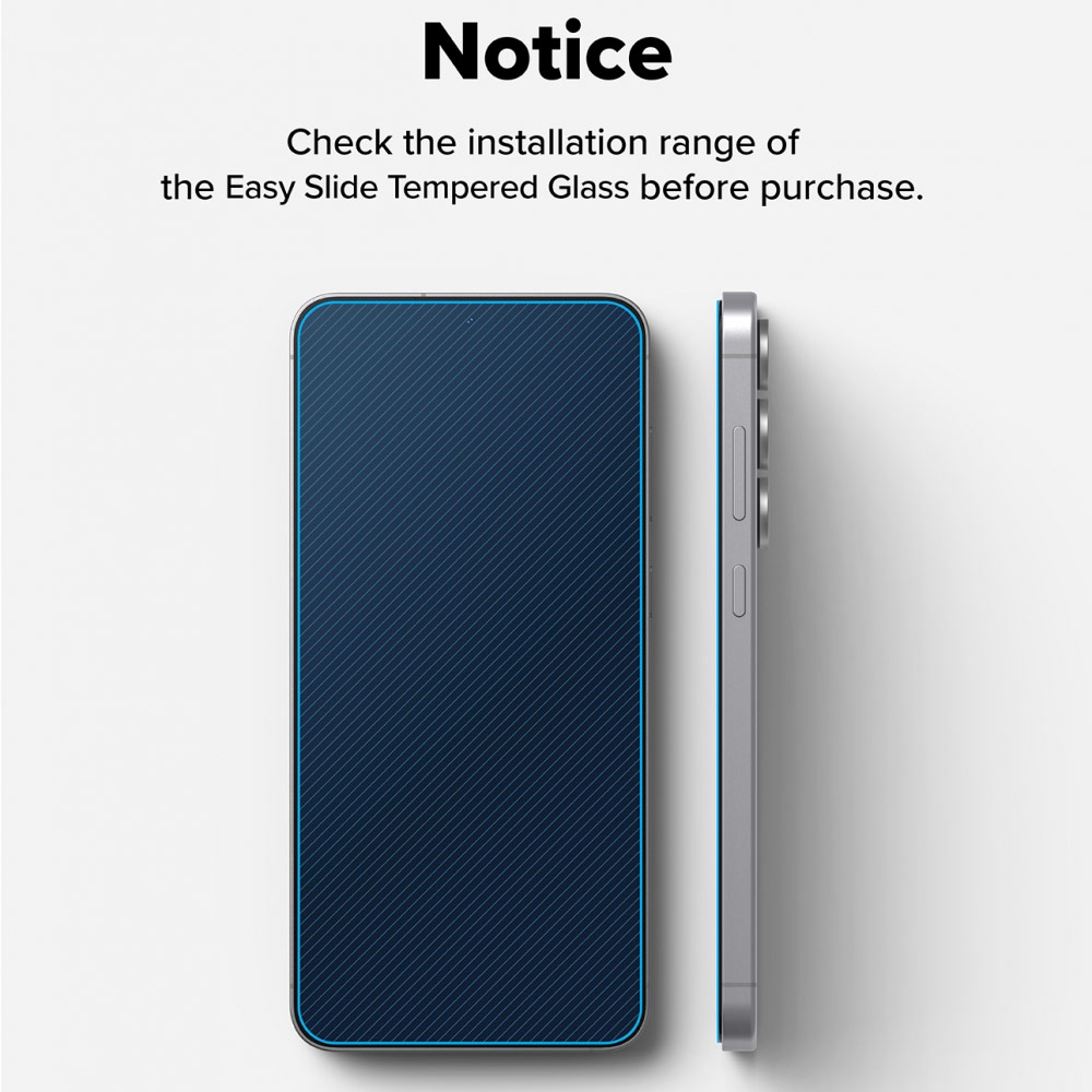 Picture of Samsung Galaxy S25 FE Screen Protector | Ringke Easy Slide Tempered Glass Screen Protector for Samsung Galaxy S25 FE (Clear) 2pcs