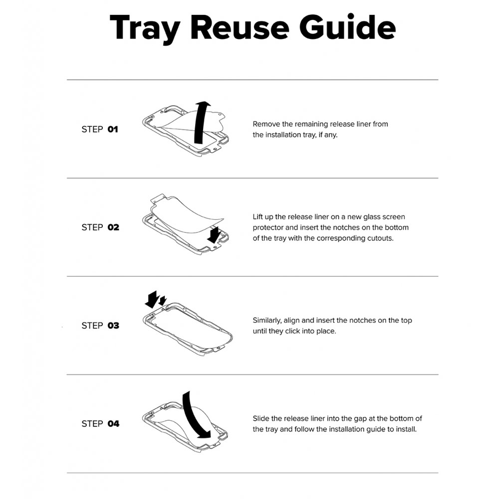 Picture of Samsung Galaxy S25 FE Screen Protector | Ringke Easy Slide Tempered Glass Screen Protector for Samsung Galaxy S25 FE (Clear) 2pcs