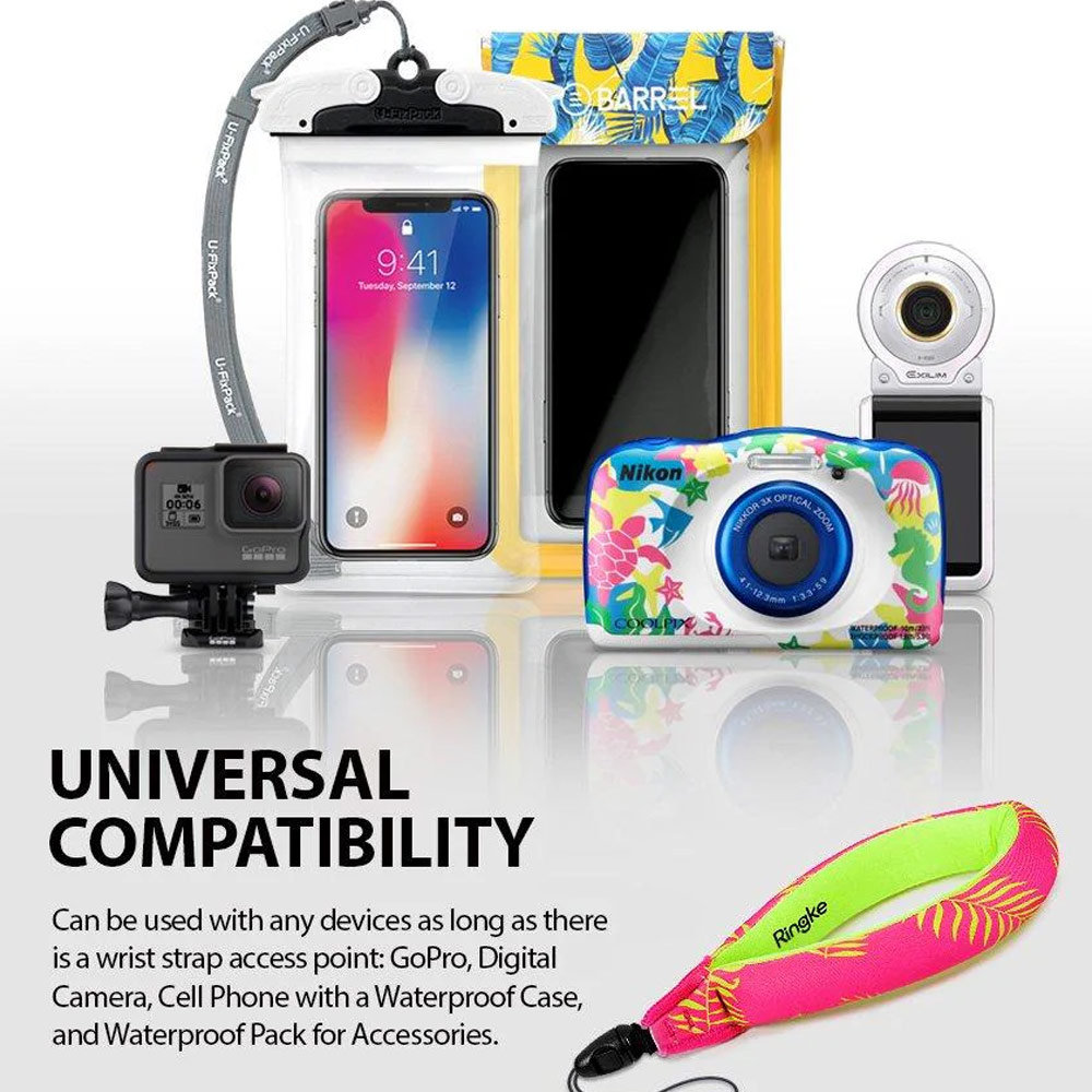 Picture of Ringke Your device will stay floating with our Ringke Floating Strap (Black)