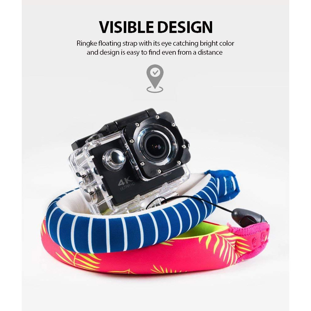 Picture of Ringke Your device will stay floating with our Ringke Floating Strap (Navy Stripes)