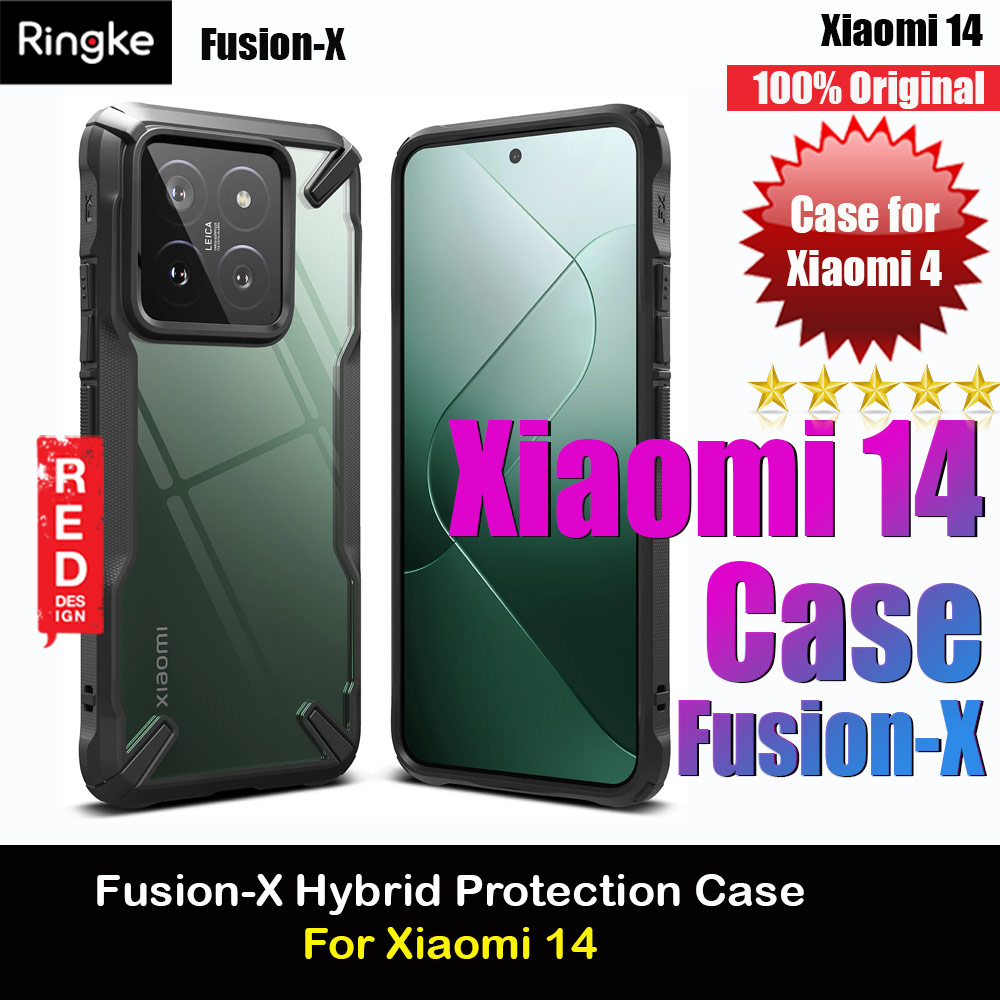 Picture of Ringke Fusion X Drop Protection Case for Xiaomi 14 (Black) Xiaomi 14- Xiaomi 14 Cases, Xiaomi 14 Covers, iPad Cases and a wide selection of Xiaomi 14 Accessories in Malaysia, Sabah, Sarawak and Singapore 