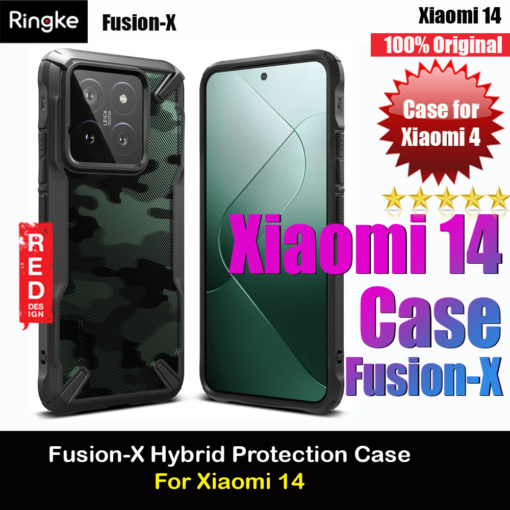 Picture of Ringke Fusion X Drop Protection Case for Xiaomi 14 (Camo Black) Xiaomi 14- Xiaomi 14 Cases, Xiaomi 14 Covers, iPad Cases and a wide selection of Xiaomi 14 Accessories in Malaysia, Sabah, Sarawak and Singapore 