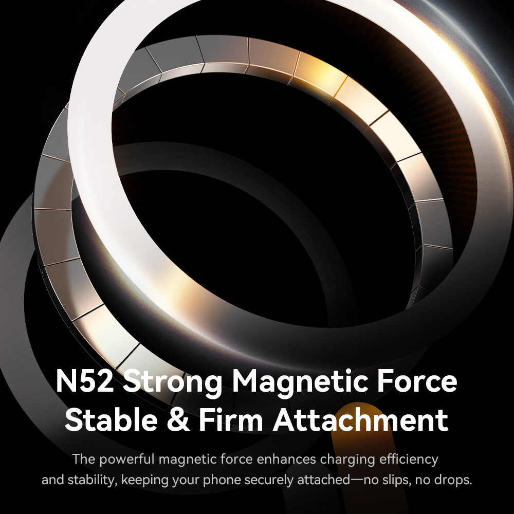 Picture of Apple iPhone 17 6.3 Case | Rock Crystal Shield Magnetic Drop Protection Case for iPhone 17 6.3 (Clear)