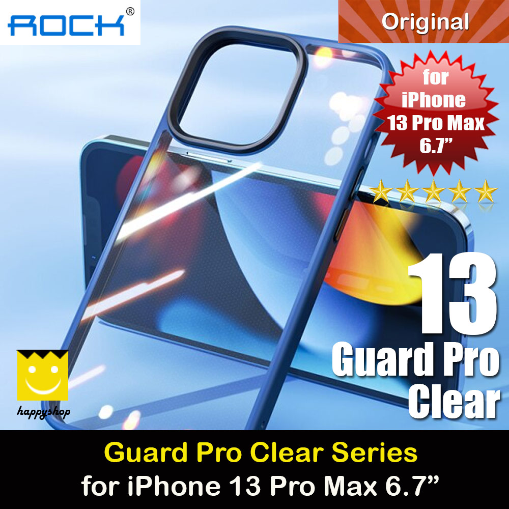 Picture of Rock Guard Pro Drop Protection Case for iPhone 13 Pro Max 6.7 (Clear Blue) Apple iPhone 13 Pro Max 6.7- Apple iPhone 13 Pro Max 6.7 Cases, Apple iPhone 13 Pro Max 6.7 Covers, iPad Cases and a wide selection of Apple iPhone 13 Pro Max 6.7 Accessories in Malaysia, Sabah, Sarawak and Singapore 
