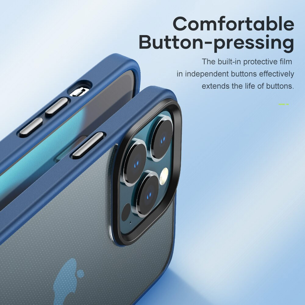 Picture of Apple iPhone 13 6.1 Case | Rock Guard Pro Drop Protection Case for iPhone 13 6.1 (Clear Black)