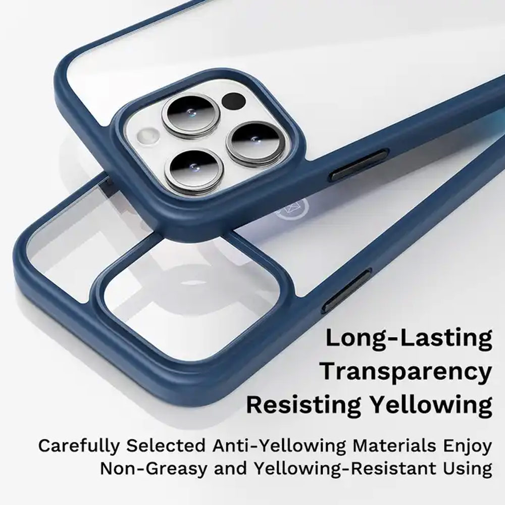 Picture of Apple iPhone 15 Pro 6.1 Case | Rock Guard Ultra Thin Light Weight Drop Protection Case for iPhone 15 Pro 6.1 (Grey)