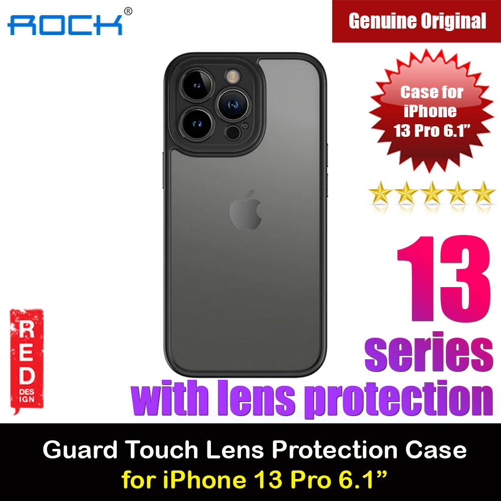 Picture of Rock Guard Touch Lens Protection  Anti Finger Print Drop Protection Case for iPhone 13 Pro 6.1 (Matte Black) Apple iPhone 13 Pro 6.1- Apple iPhone 13 Pro 6.1 Cases, Apple iPhone 13 Pro 6.1 Covers, iPad Cases and a wide selection of Apple iPhone 13 Pro 6.1 Accessories in Malaysia, Sabah, Sarawak and Singapore 