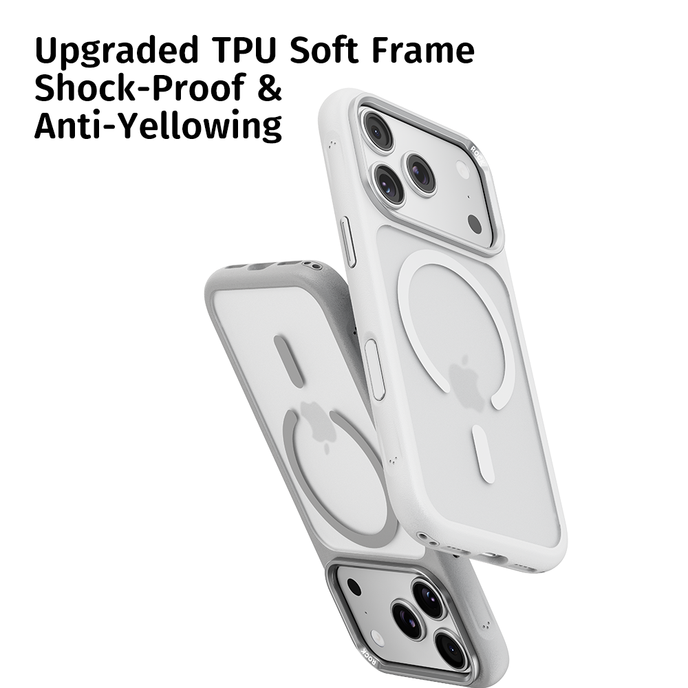 Picture of Apple iPhone 18 Pro Case | ROCK Guard Touch Series Magnetic Protection Case for iPhone 18 Pro (Grey)