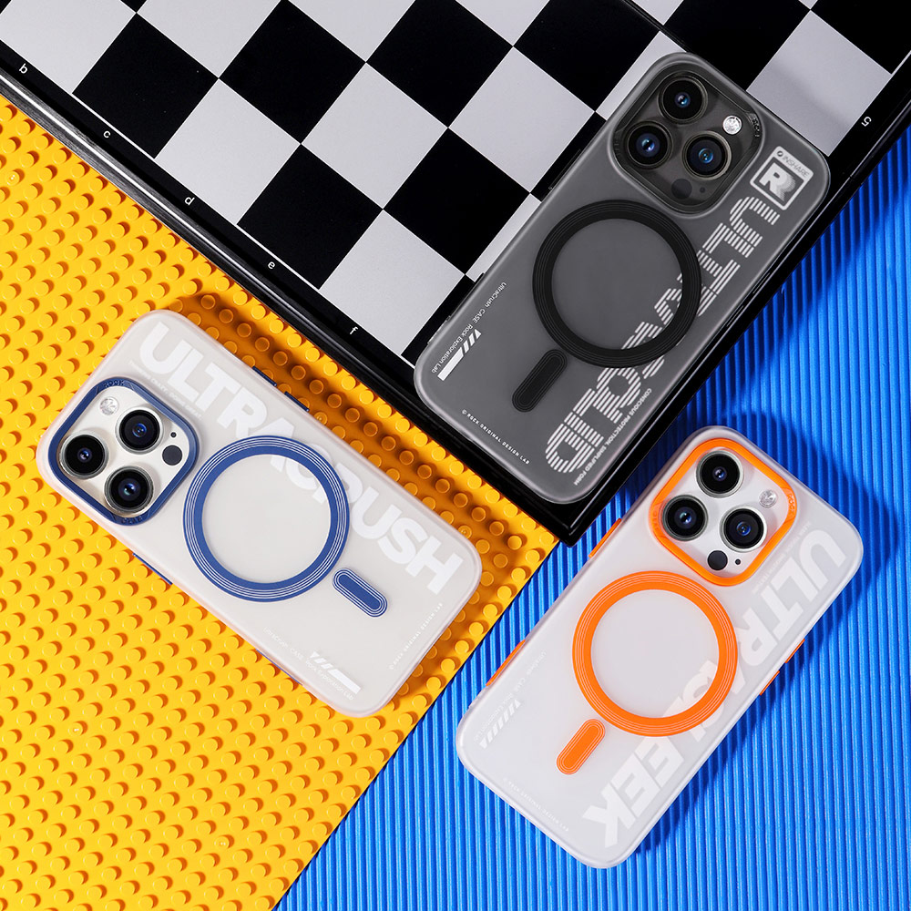 Picture of Apple iPhone 15 Pro 6.1 Case | Rock Inshare Artistic Young Stylish Color Magnetic Drop Protection Case for iPhone 15 Pro 6.1 (Black)