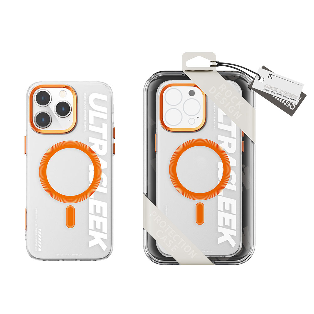 Picture of Apple iPhone 15 Pro 6.1 Case | Rock Inshare Artistic Young Stylish Color Magnetic Drop Protection Case for iPhone 15 Pro 6.1 (Black)