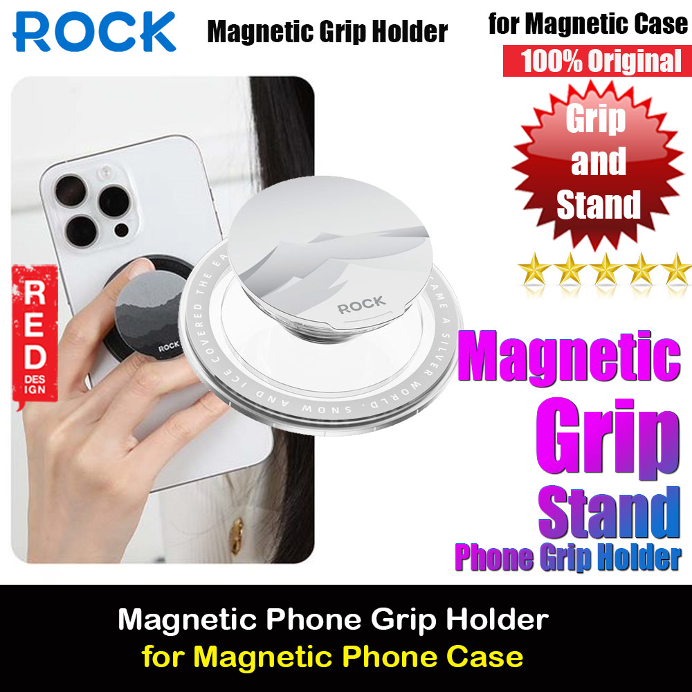 Picture of Rock Magnetic Airbag Bracket Foldable Grip Stand Phone Holder (White) Red Design- Red Design Cases, Red Design Covers, iPad Cases and a wide selection of Red Design Accessories in Malaysia, Sabah, Sarawak and Singapore 