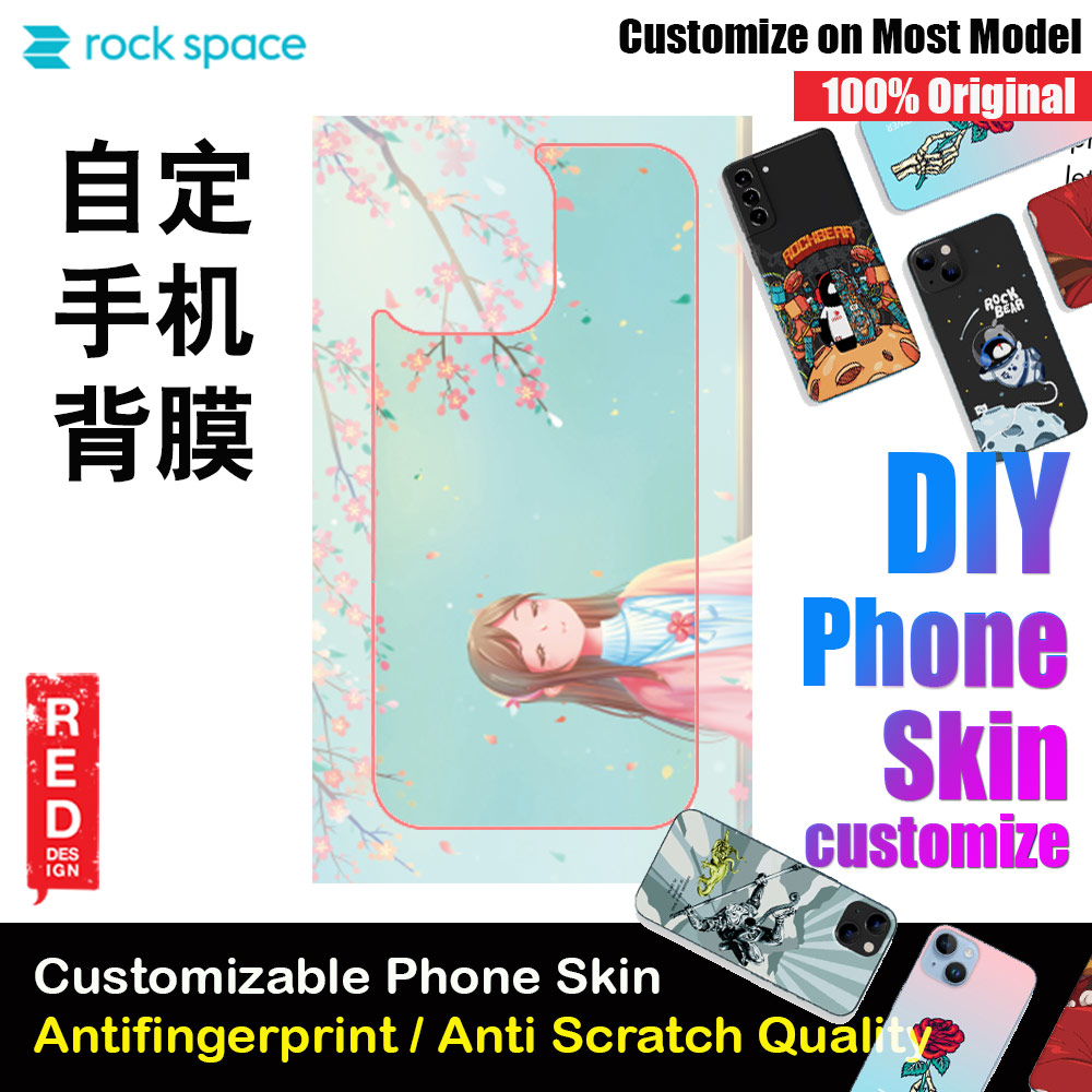 Picture of Rock Space DIY 自定 定制 设计 手机背膜 贴纸 DIY Customize High Quality Print Phone Skin Sticker for Multiple Phone Model with Multiple Photo Images Gallery or with Own Phone Text (People Chinese Element) Red Design- Red Design Cases, Red Design Covers, iPad Cases and a wide selection of Red Design Accessories in Malaysia, Sabah, Sarawak and Singapore 