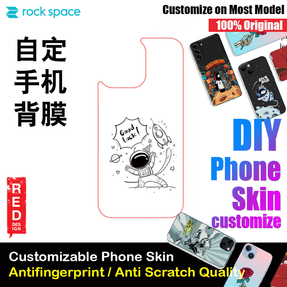 Picture of Rock Space DIY 自定 定制 设计 手机背膜 贴纸 DIY Customize High Quality Print Phone Skin Sticker for Multiple Phone Model with Multiple Photo Images Gallery or with Own Phone Text (Space) Red Design- Red Design Cases, Red Design Covers, iPad Cases and a wide selection of Red Design Accessories in Malaysia, Sabah, Sarawak and Singapore 