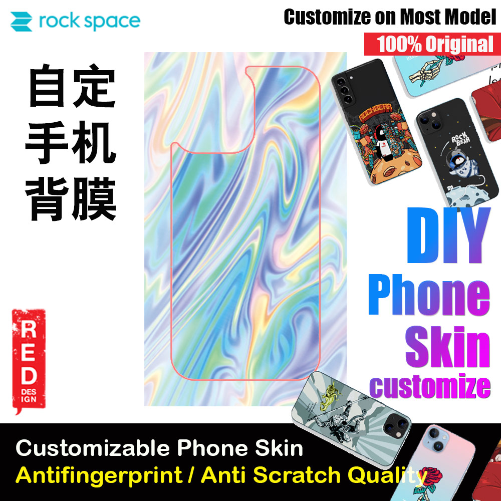 Picture of Rock Space DIY 自定 定制 设计 手机背膜 贴纸 DIY Customize High Quality Print Phone Skin Sticker for Multiple Phone Model with Multiple Photo Images Gallery or with Own Phone Text (Pattern Soap)