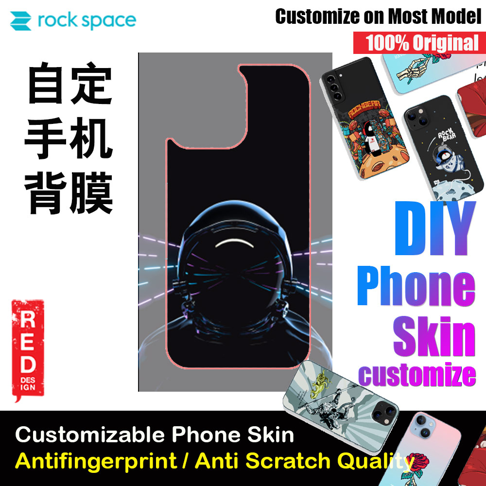 Picture of Rock Space DIY 自定 定制 设计 手机背膜 贴纸 DIY Customize High Quality Print Phone Skin Sticker for Multiple Phone Model with Multiple Photo Images Gallery or with Own Phone Text (Space) Red Design- Red Design Cases, Red Design Covers, iPad Cases and a wide selection of Red Design Accessories in Malaysia, Sabah, Sarawak and Singapore 