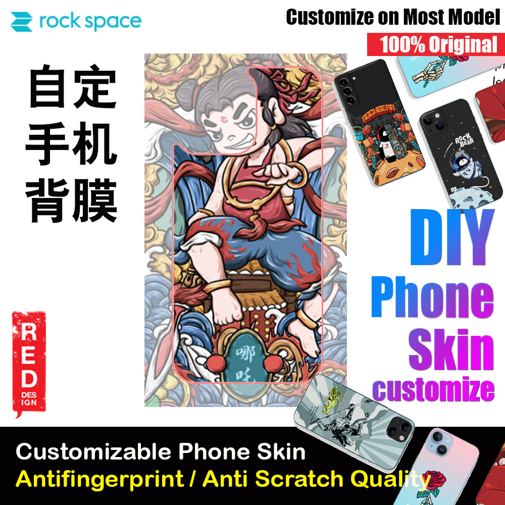 Picture of Rock Space DIY 自定 定制 设计 手机背膜 贴纸 DIY Customize High Quality Print Phone Skin Sticker for Multiple Phone Model with Multiple Photo Images Gallery or with Own Phone Text (People Chinese Element) Red Design- Red Design Cases, Red Design Covers, iPad Cases and a wide selection of Red Design Accessories in Malaysia, Sabah, Sarawak and Singapore 