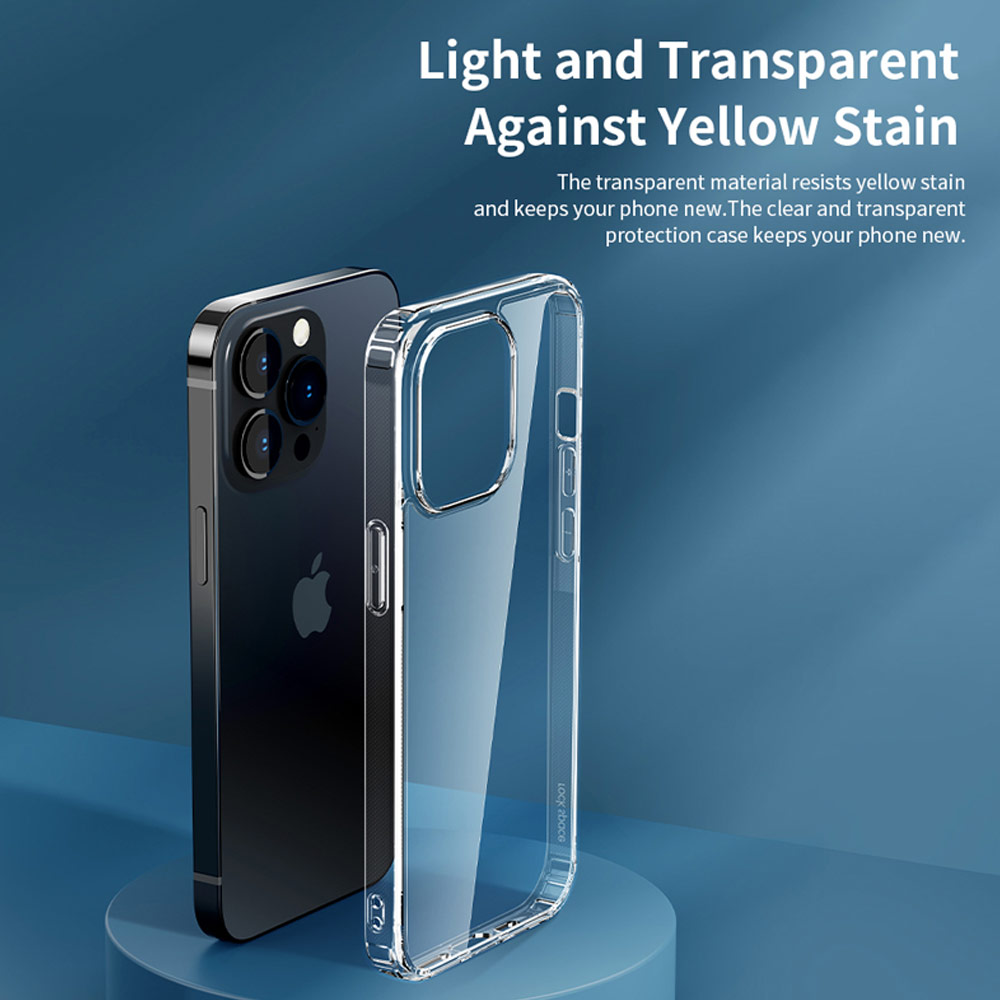 Picture of Apple iPhone 13 Pro Max 6.7 Case | Rock Space Pure Series Soft Protection Case for iPhone 13 Pro Max (Clear)