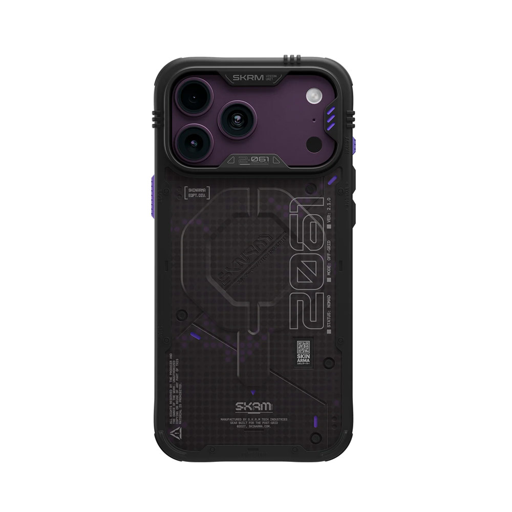 Picture of Apple iPhone 18 Pro Max Case | Skinarma VIGOR XE Magnetic Charge Drop Protection Case with Camera Control Button for iPhone 18 Pro Max 6.9 - Onyx