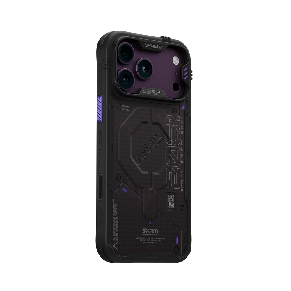 Picture of Apple iPhone 18 Pro Max Case | Skinarma VIGOR XE Magnetic Charge Drop Protection Case with Camera Control Button for iPhone 18 Pro Max 6.9 - Onyx
