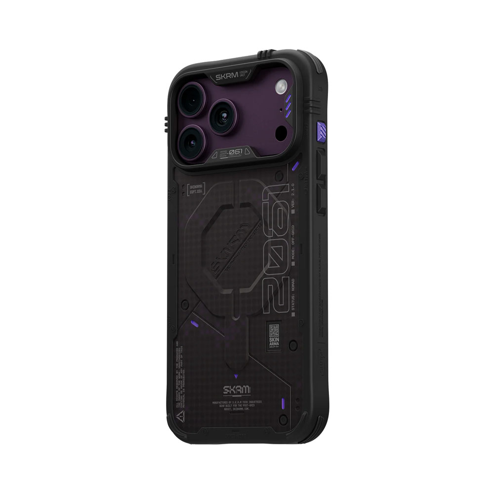 Picture of Apple iPhone 18 Pro Max Case | Skinarma VIGOR XE Magnetic Charge Drop Protection Case with Camera Control Button for iPhone 18 Pro Max 6.9 - Onyx