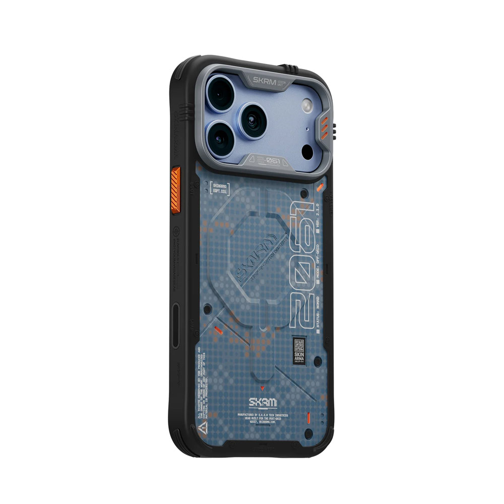 Picture of Apple iPhone 18 Pro Max Case | Skinarma VIGOR XE Magnetic Charge Drop Protection Case with Camera Control Button for iPhone 18 Pro Max 6.9 - Blue