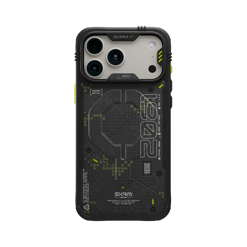Picture of Apple iPhone 18 Pro Max Case | Skinarma VIGOR XE Magnetic Charge Drop Protection Case with Camera Control Button for iPhone 18 Pro Max 6.9 - Grey