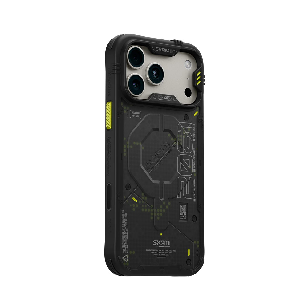 Picture of Apple iPhone 18 Pro Max Case | Skinarma VIGOR XE Magnetic Charge Drop Protection Case with Camera Control Button for iPhone 18 Pro Max 6.9 - Grey