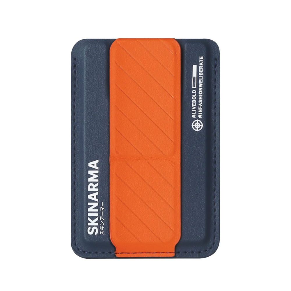 Picture of Skinarma Mag Charge Magnetic Card Holder with Stand Grip (Kado Navy)