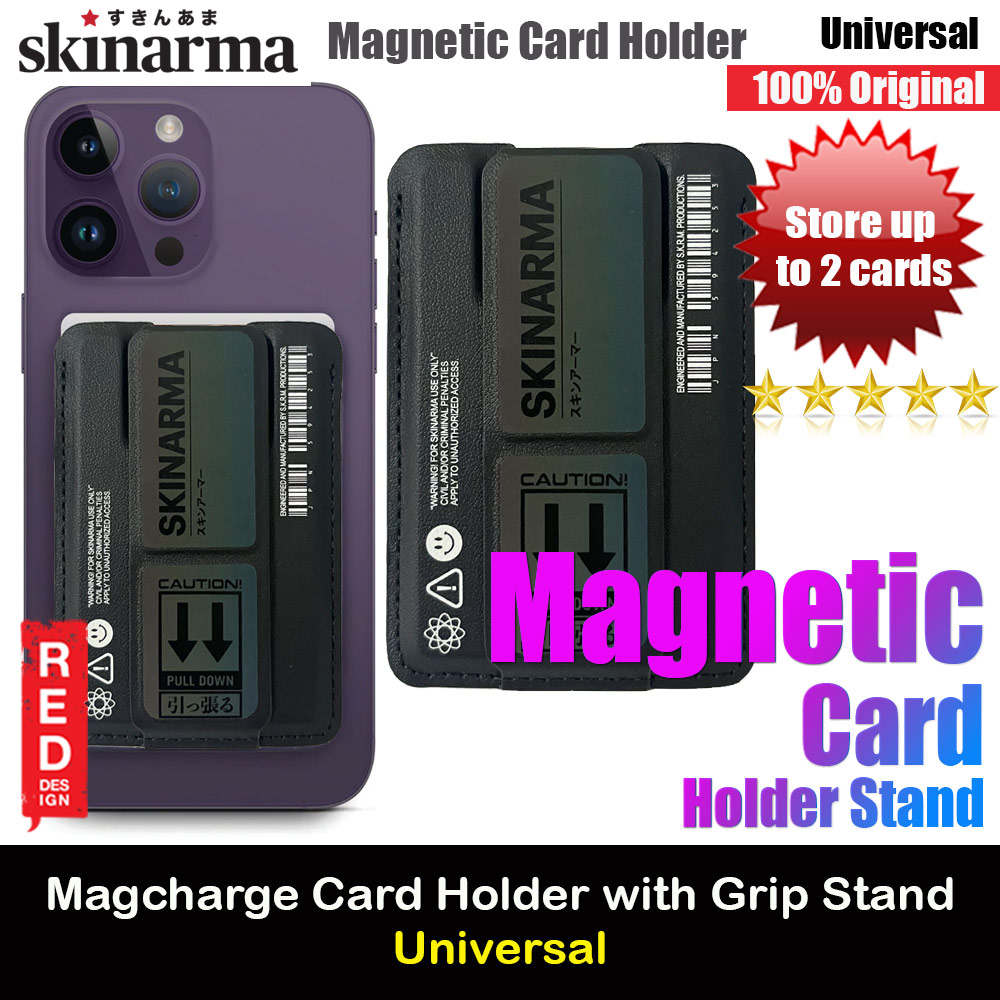 Picture of Skinarma Mag Charge Magnetic Card Holder with Stand Grip (Kado Kira Kobai) Red Design- Red Design Cases, Red Design Covers, iPad Cases and a wide selection of Red Design Accessories in Malaysia, Sabah, Sarawak and Singapore 