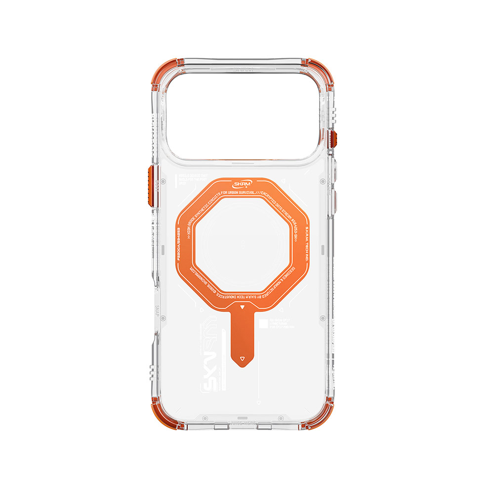 Picture of Apple iPhone 17 Pro Max 6.9 Case | Skinarma Magma Magcharge Drop Protection Case for iPhone 17 Pro Max 6.9 (Orange)