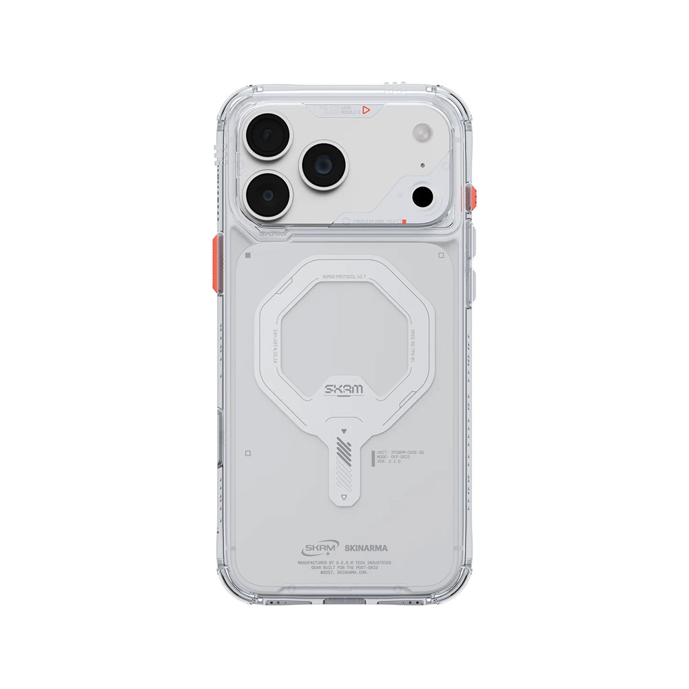 Picture of Apple iPhone 18 Pro Case | Skinarma Saido Magnetic Charge Drop Protection Case with Camera Control Button for iPhone 18 Pro 6.3 - Clear